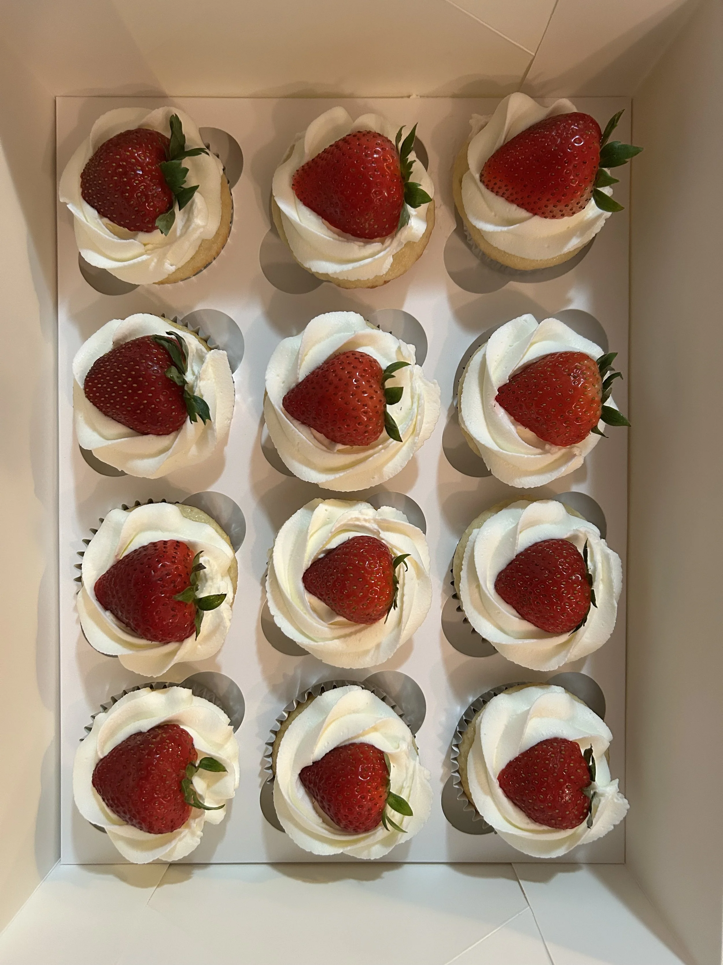 Strawberry Shortcake Cupcakes