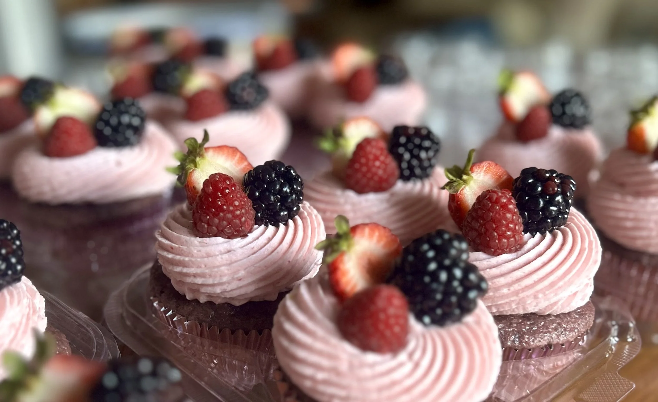 Fresh Berry Cupcakes