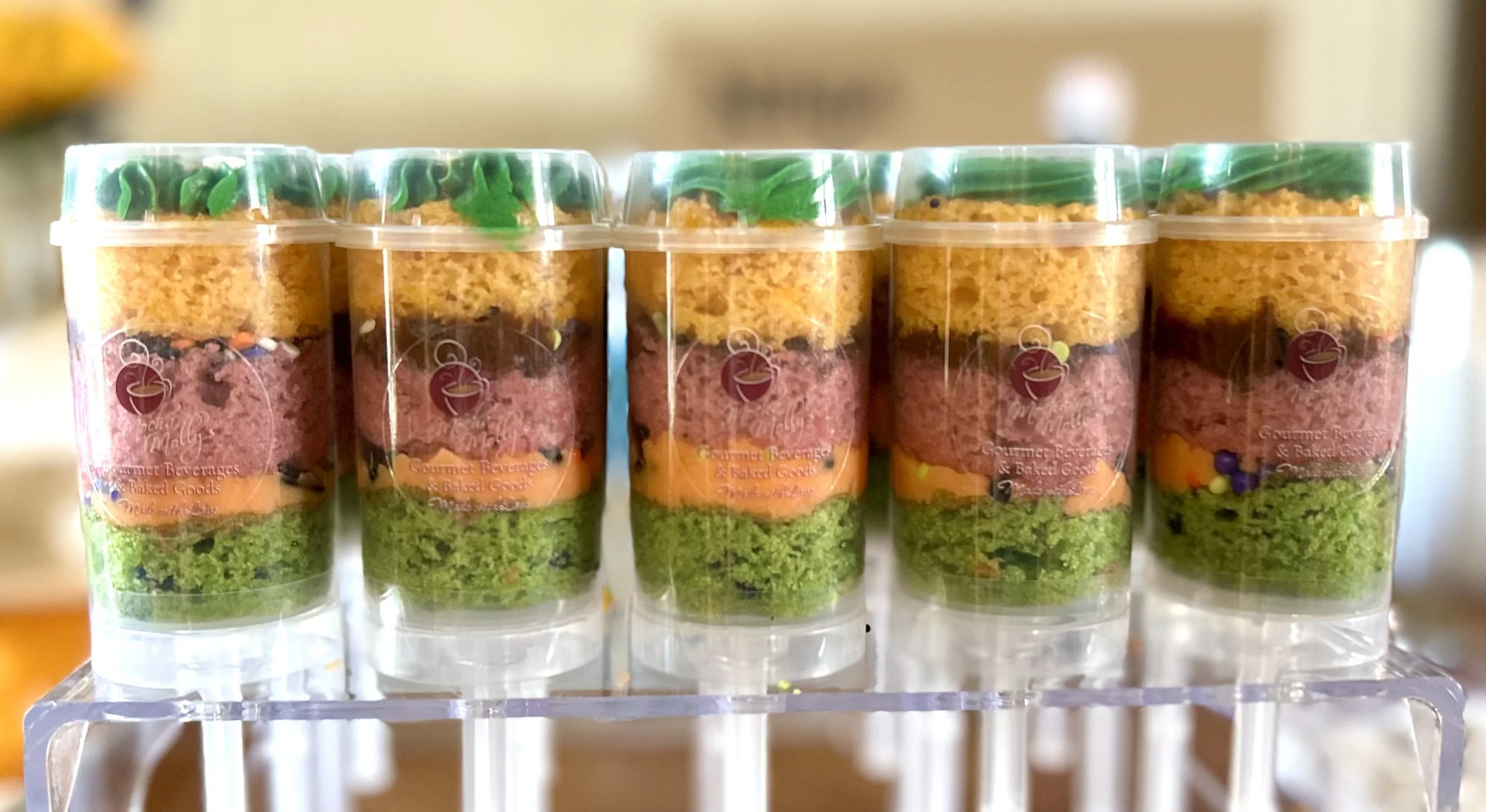 Monster Cake Push Pops