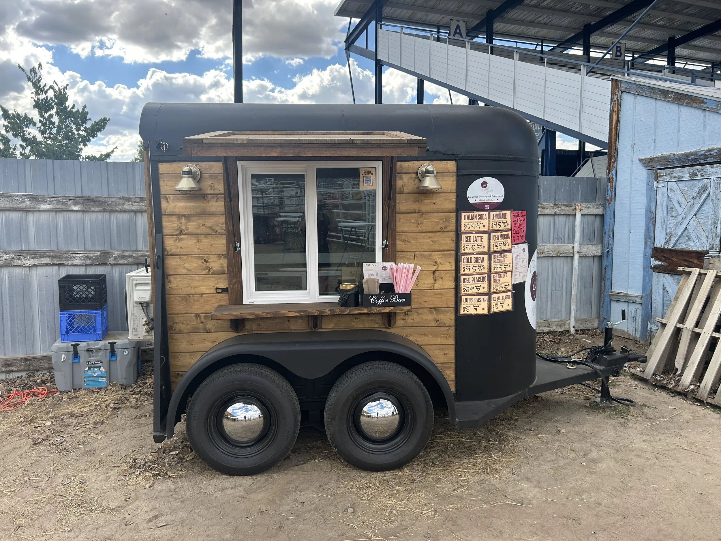 VIP Section of the State Fair Demo Derby
