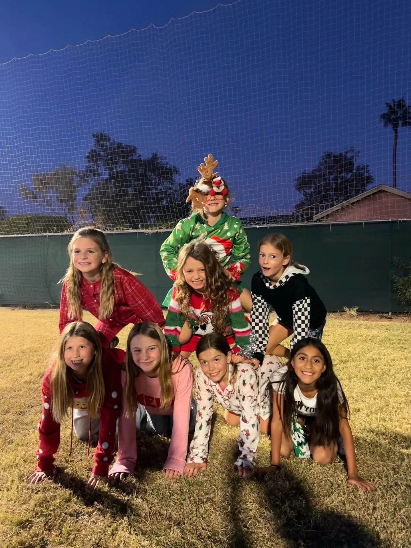 The Amore 2016 Girls and their pyramid before and after!