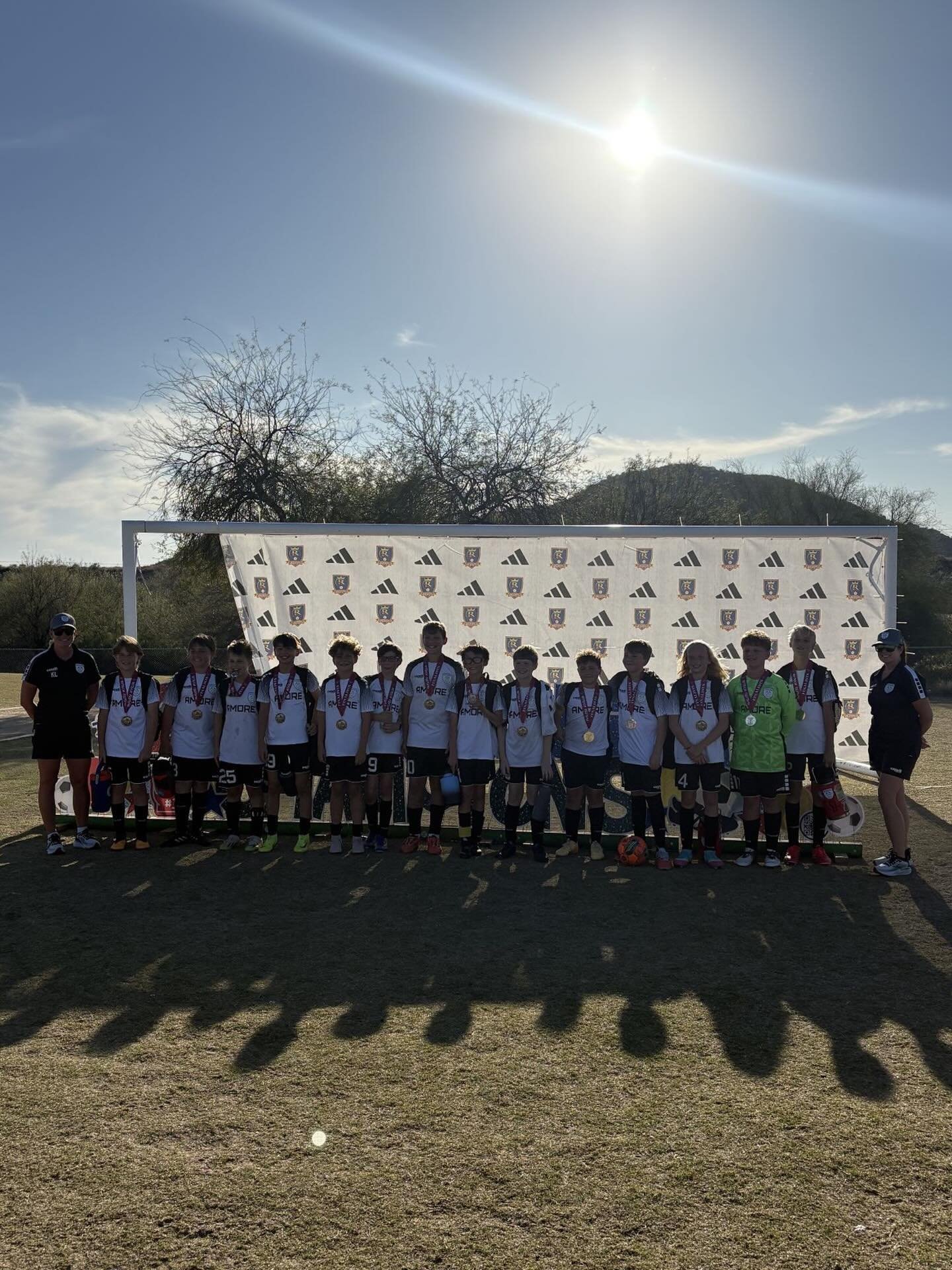 Bracket Winners &amp; Finalists! 🏆🔥

The Amore 2014 Boys took the Ostrich Festival by storm this weekend. After a clean sweep in the bracket, they walked away with 2nd place in a hard-fought final.

The trophy is silver, but the performance was pur