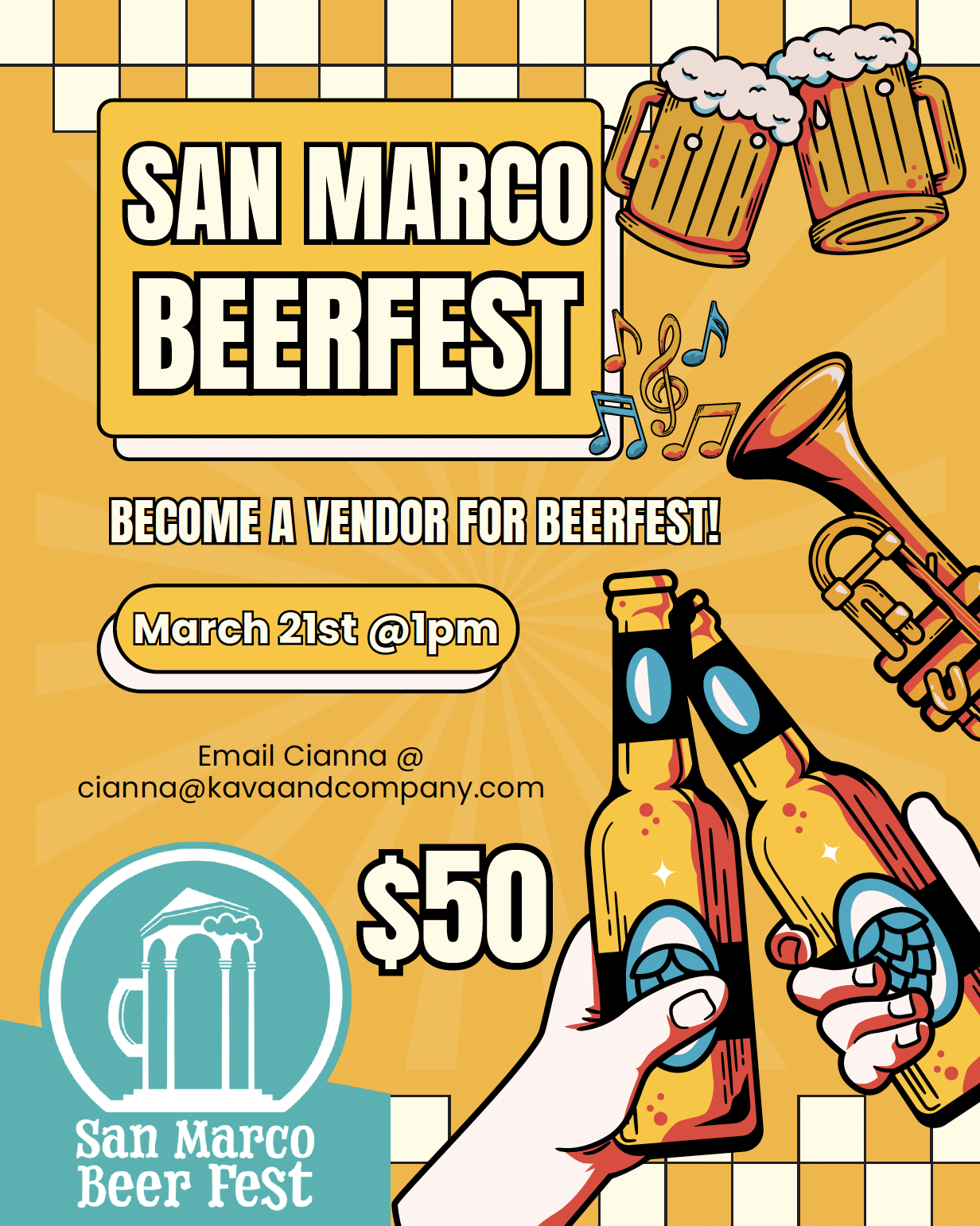 San Marco BeerFest Vendor Booth