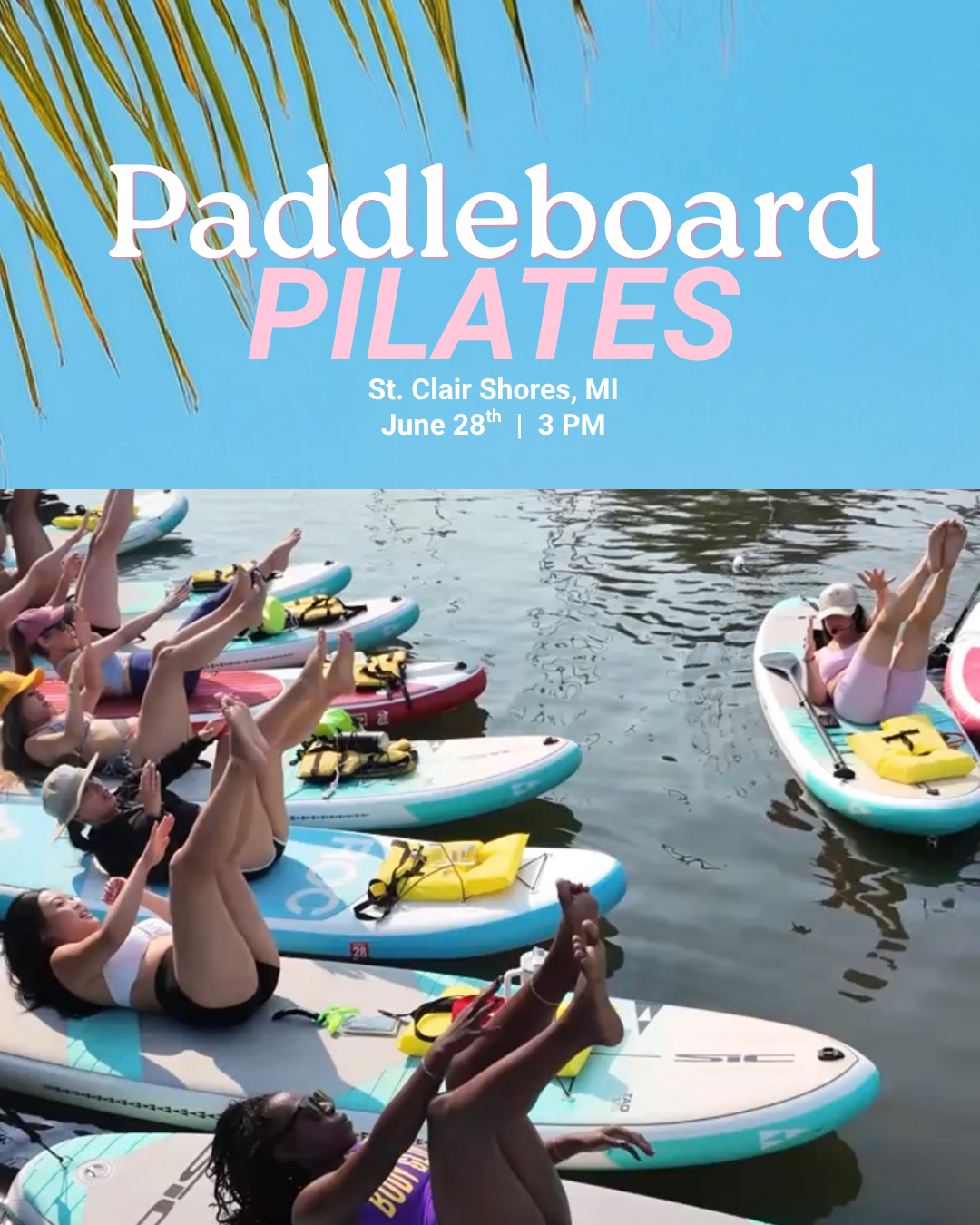 Paddleboard pilates JUly 26th