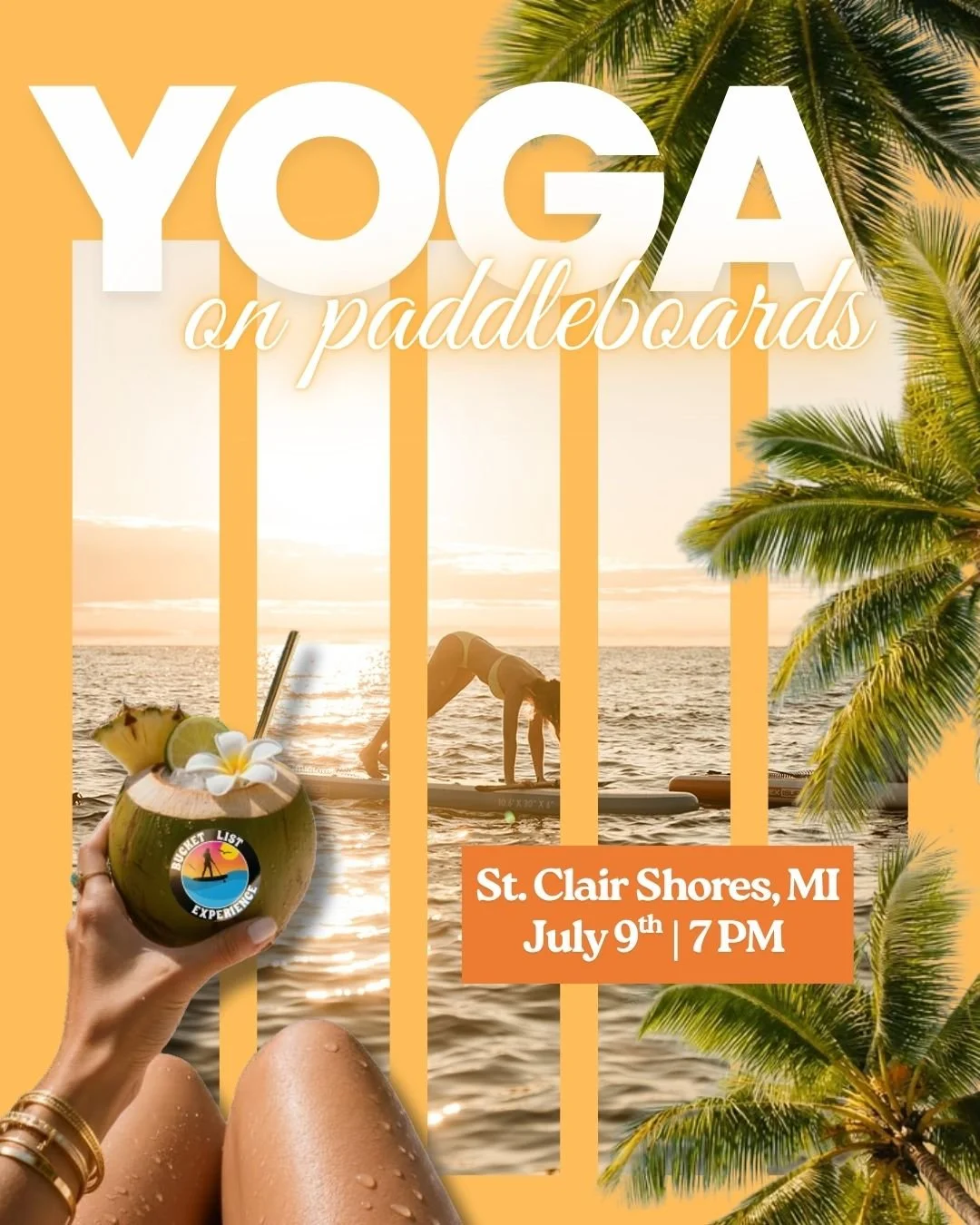 Yoga on paddleboards (AKA SUp yoga) 