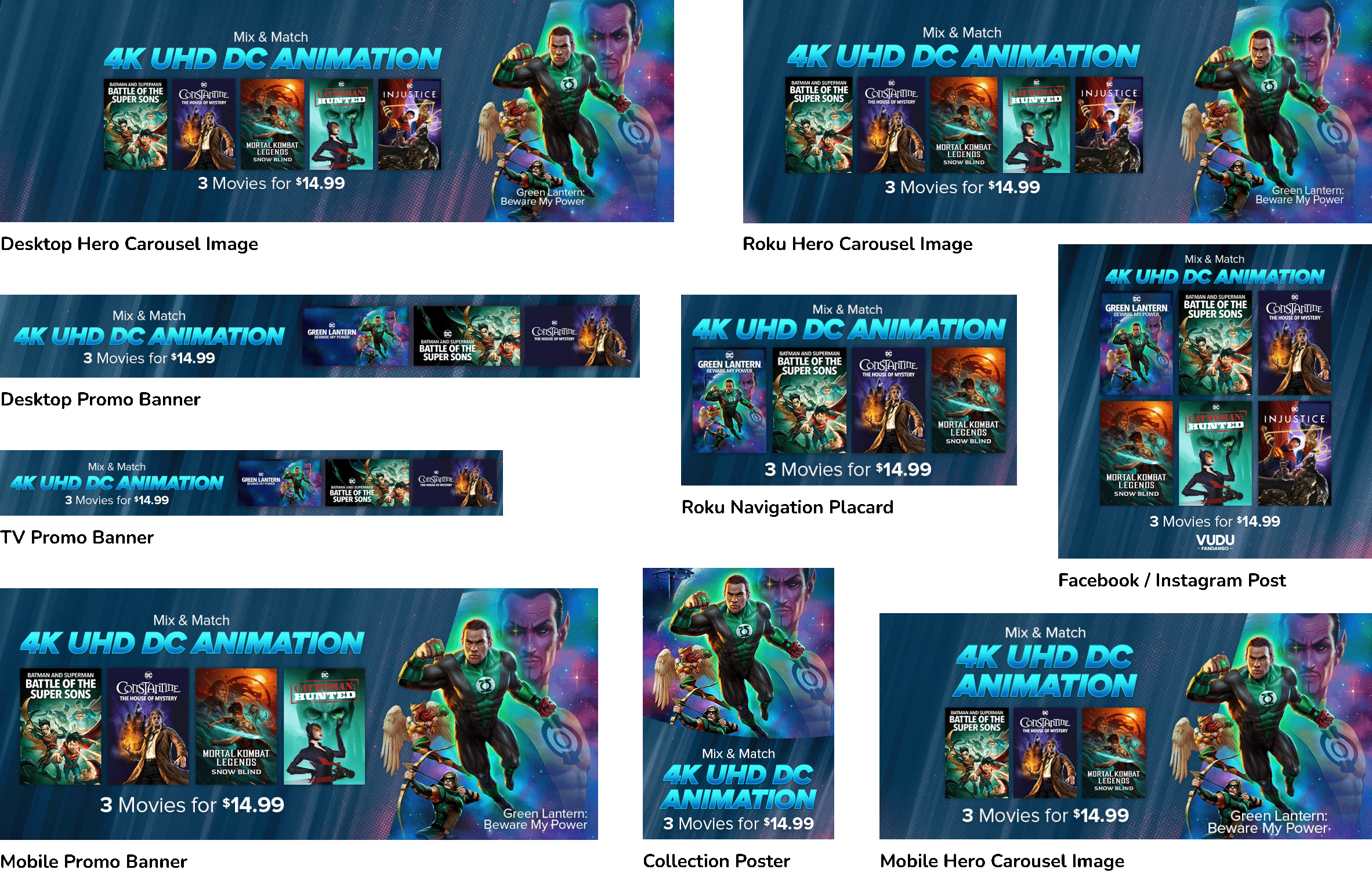 Refined merchandising assets, ready to connect with audiences across digital platforms.