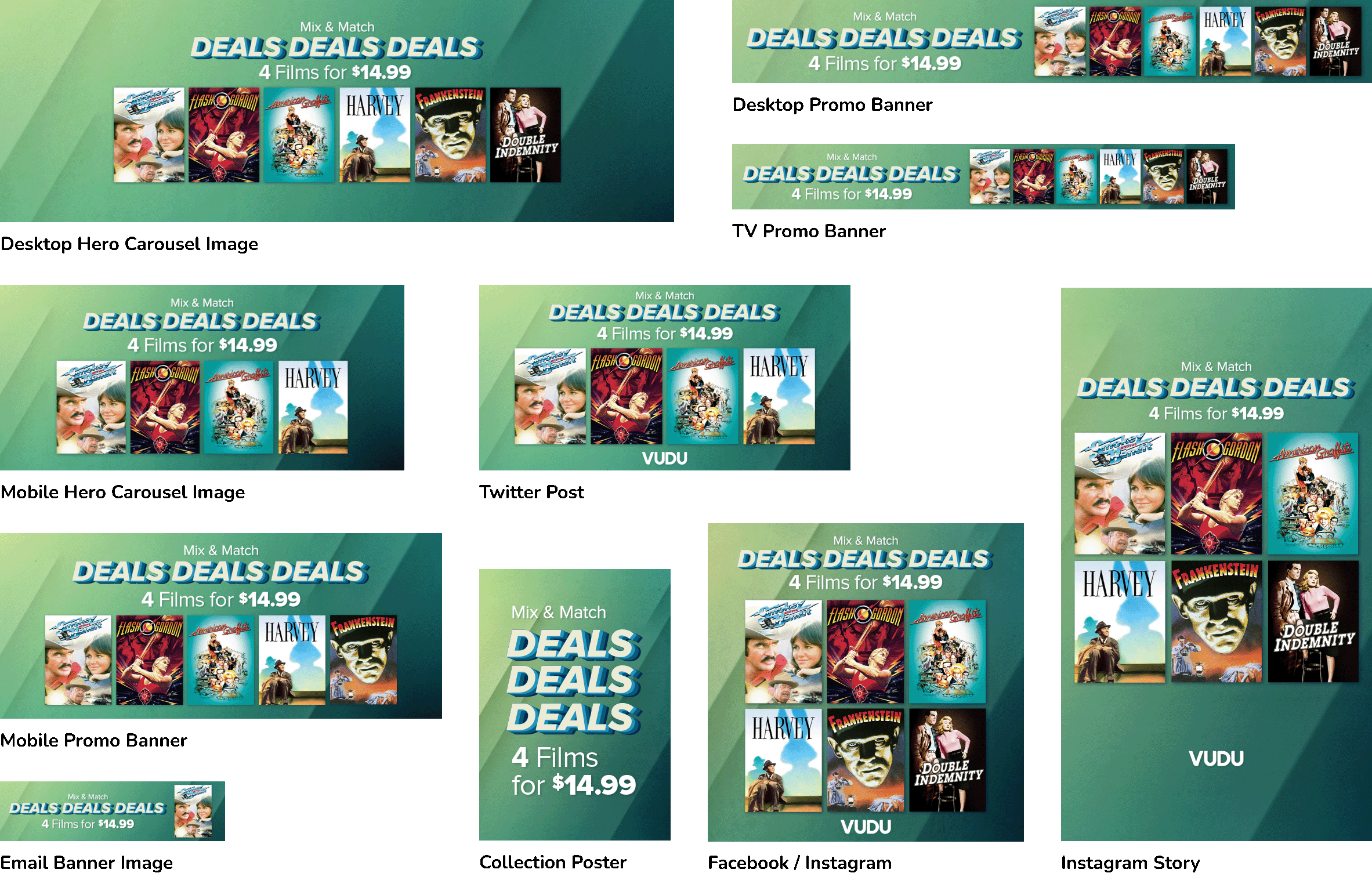 Refined merchandising assets, ready to connect with audiences across digital platforms.