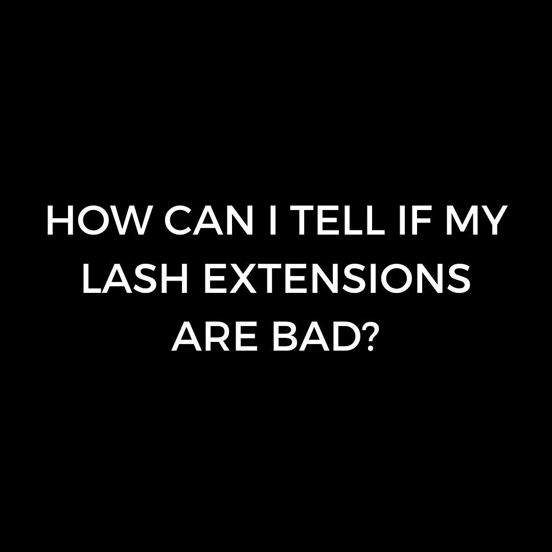 Bad lash extensions can be a nightmare for the client, as well as the lash technician. At The Lash Lair, we take great pride in educating our lash extension clients on proper application techniques to ensure the health and integrity of their natural