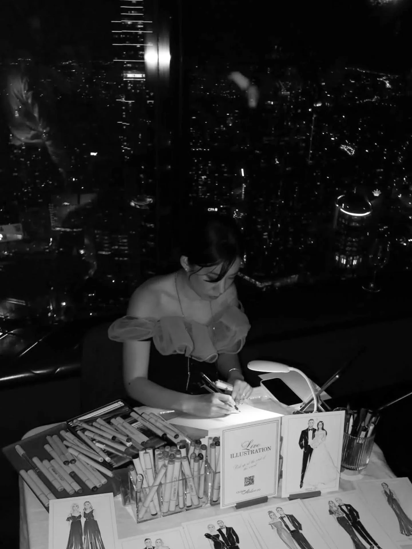 One week later... Still not over this beautiful, elevated (55th floor to be exact 😉), intimate, heartfelt wedding with the sweetest couple! ❤️❤️