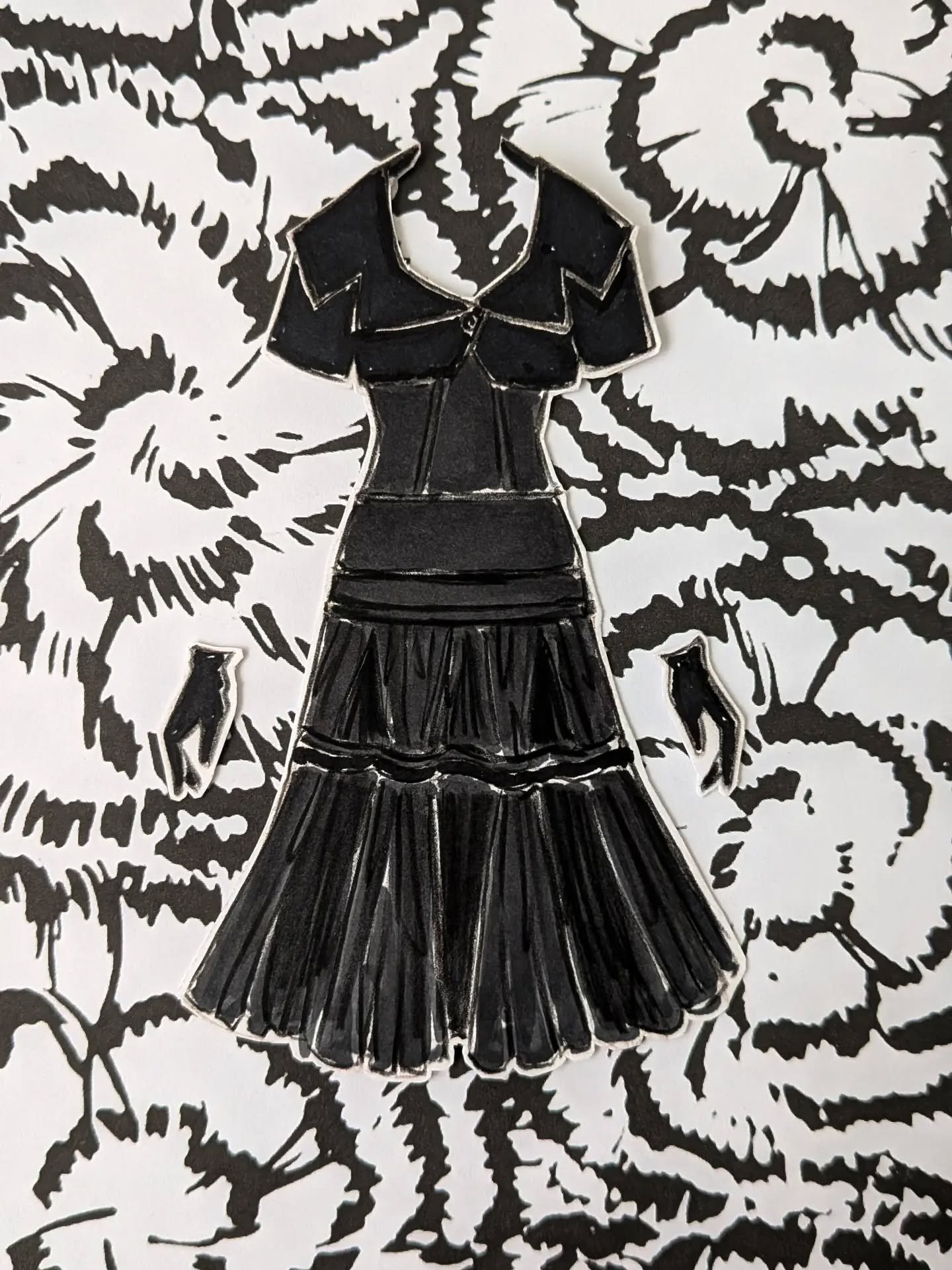 Some close ups of the paper doll outfits I made from The Devil Wears Prada

#fashionillustration #stopmotionanimation #paperdoll #thedevilwearsprada