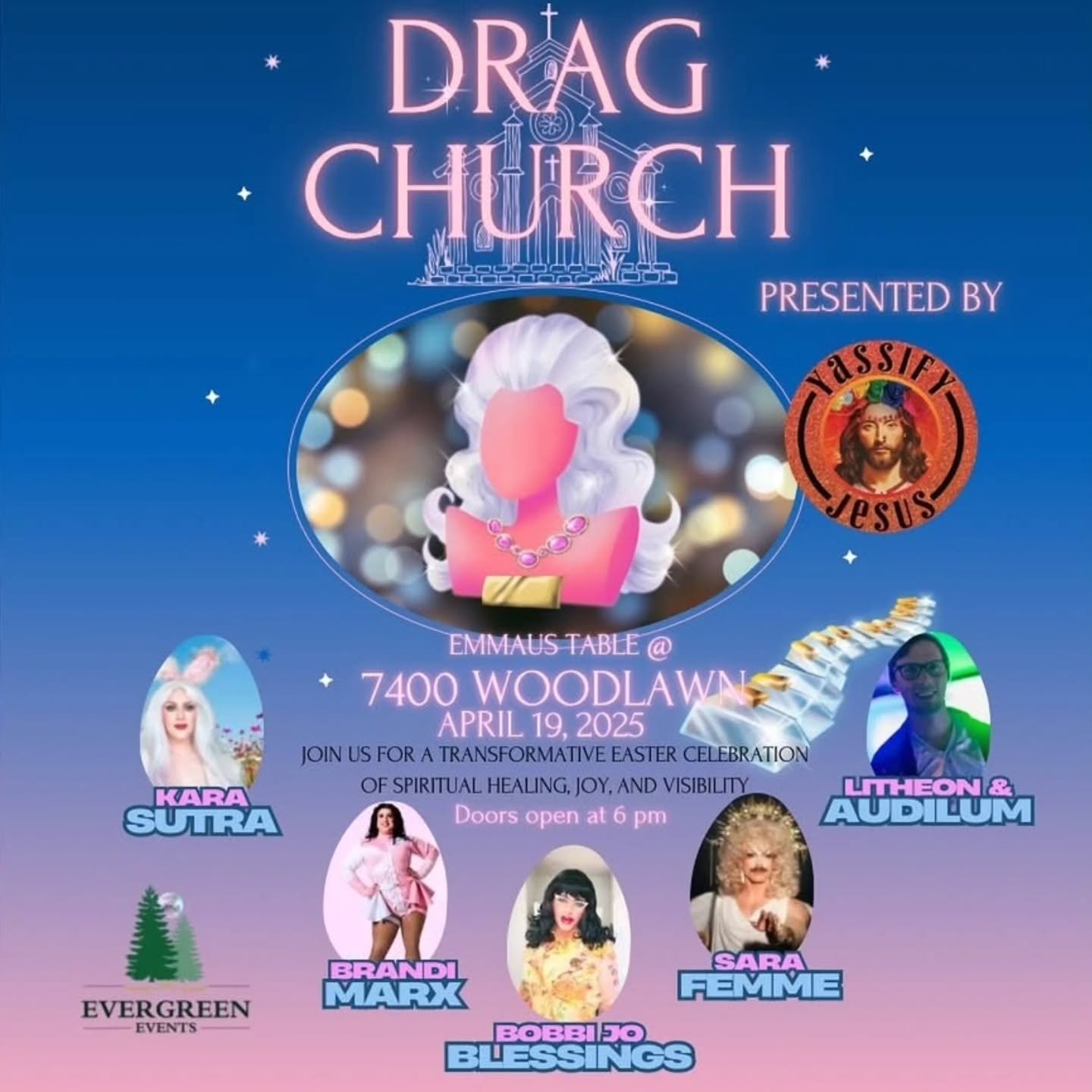 We've been tapped in to provide sound and lighting for Drag Church presented by @yassifyjesus.

We'll be serving more than just communion 👹 come get these blessed vibes April 19th -- 🎫🔗 tix in bio

@kara.sutra @bjblessings @thesarafemme @thebrandi