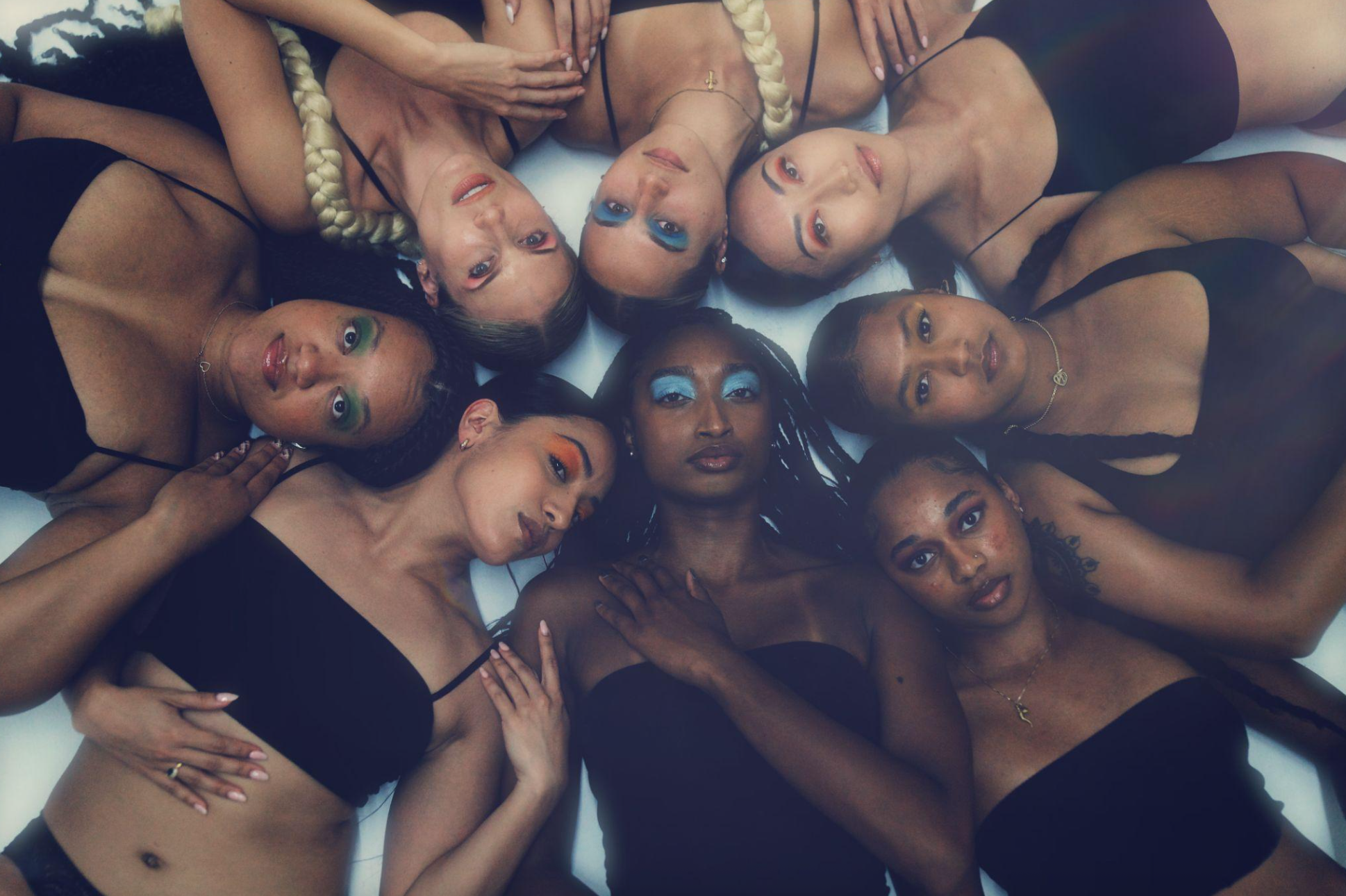 Gravity of Us
(30x40in):

In a world that asks us to perform, we lie down instead. Each color a memory, a choice, a refusal. As much as we are the same, we are not. 


$1,100