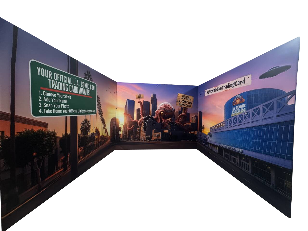 L.A Comic Con Custom 10x10 Ft Backdrop.png