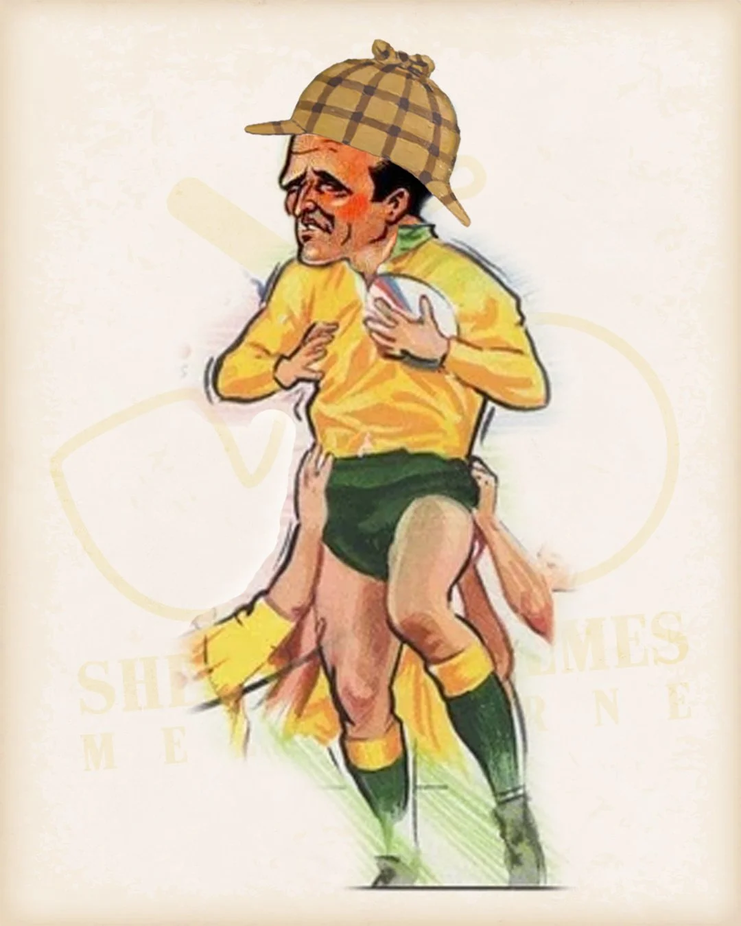 Sherlock Rugby Player Wallabies