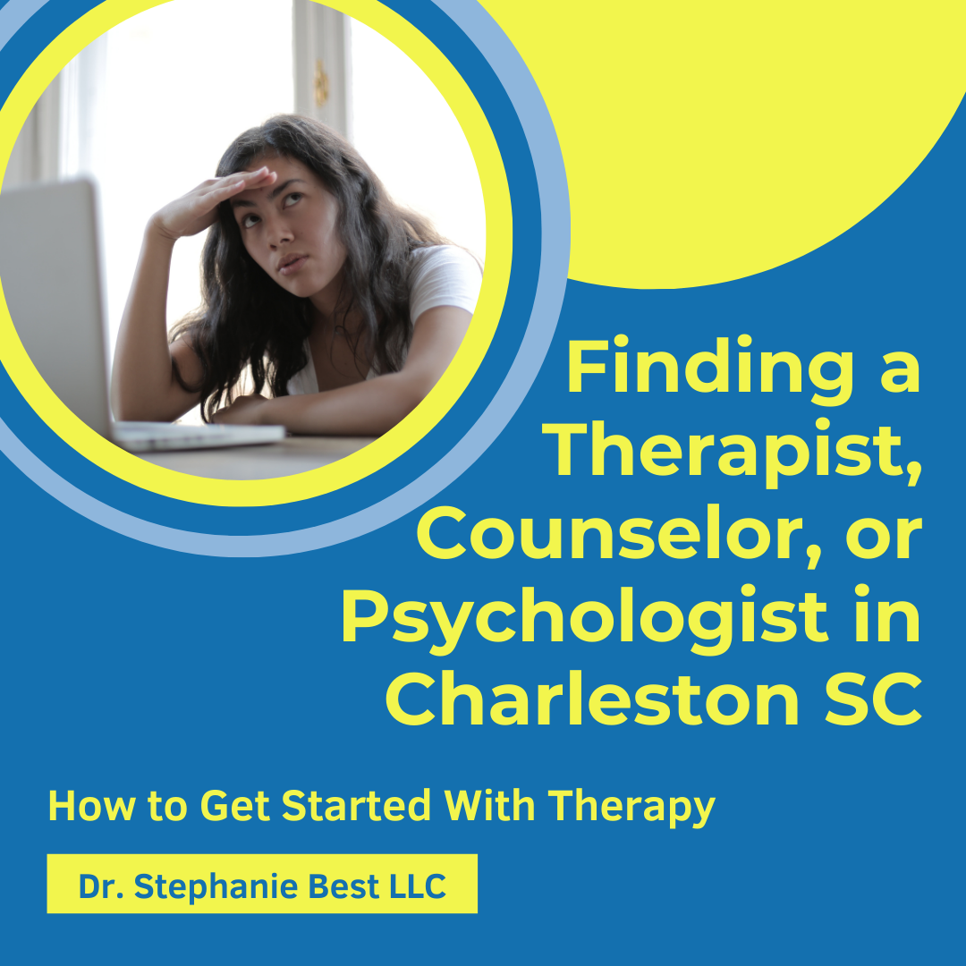 Finding a therapist, counselor, or psychologist in Charleston SC