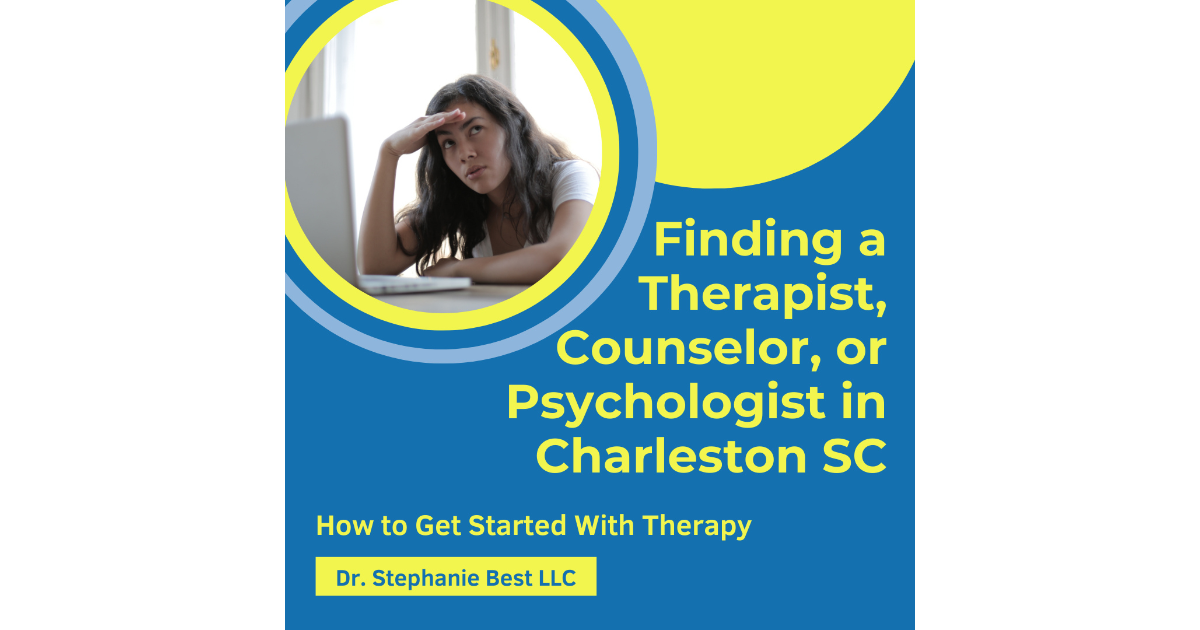 Finding a therapist, counselor, or psychologist in Charleston SC
