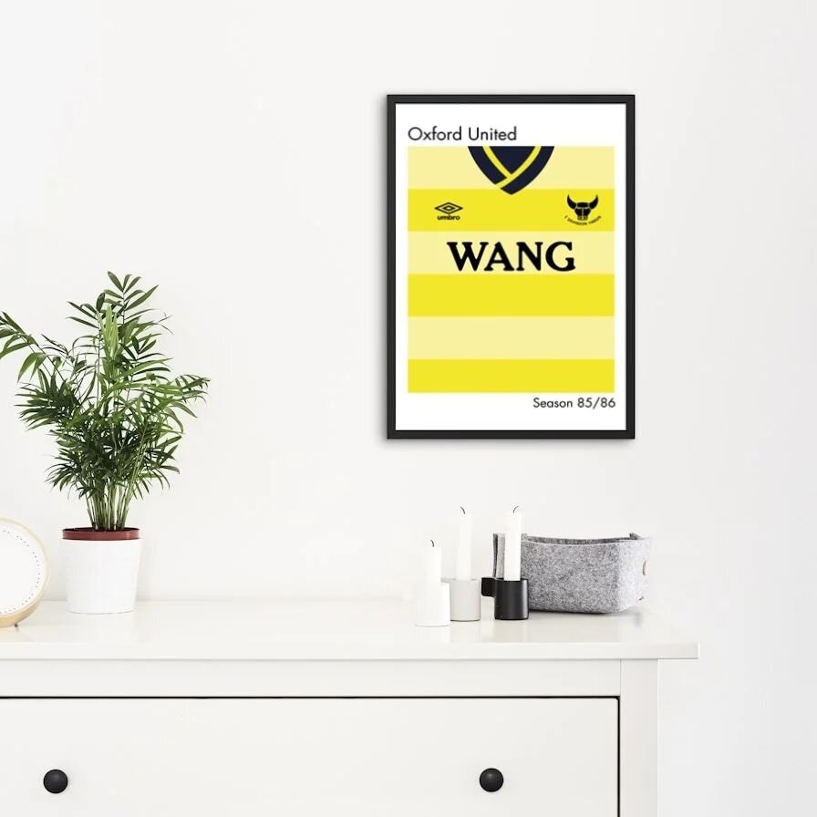 Check out this retro Oxford United shirt print - link in bio 👊⚽

From the classic 85/86 season Oxford secured top flight survival with a 3-0 home win against Arsenal and went on to lift the league with a 3-0 win against QPR

#oxford #oxfordunitedfc 