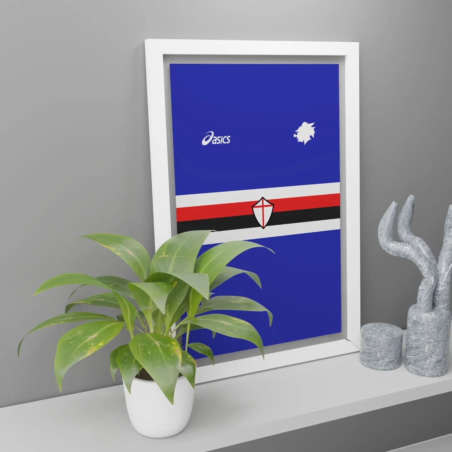 New print just launched! Link in bio 👊⚽

The all time classic Sampdoria home shirt from the 96-97 season turned into wall art to brighten up homes everywhere!

#footballprint #footballart #wallart #footballgift #footballgifts #italianfootball #print