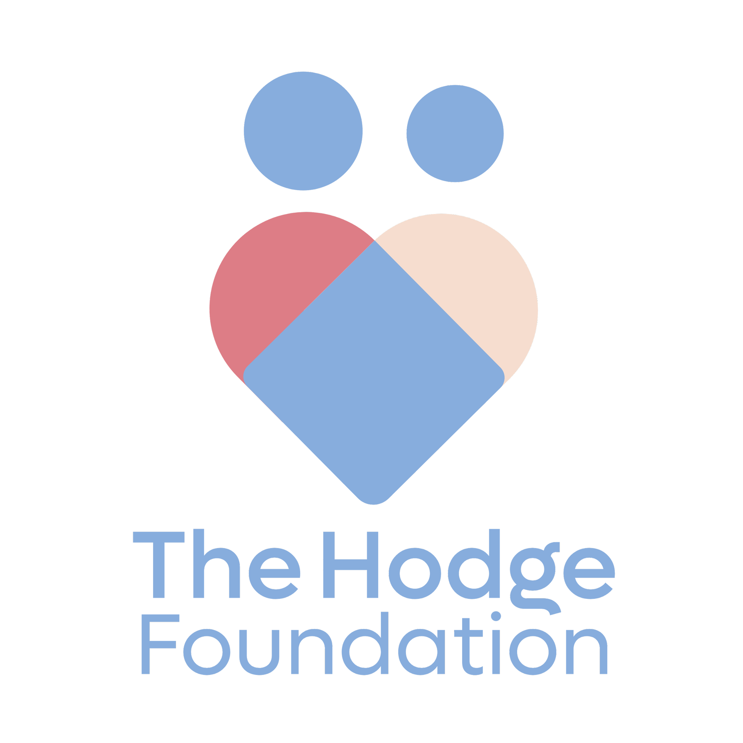 Logo of The Hodge Foundation light blue