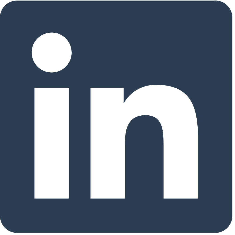 LinkedIn Icon in dark blue