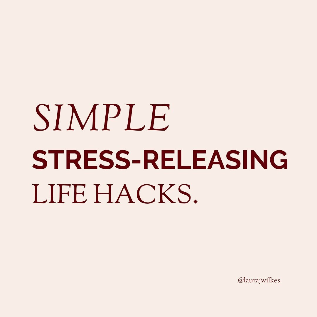 Swipe along for some simple and accessible life hacks to reduce the amount of stress in your life.

Get a handle on your stress and watch yourself feel better, bleed better, sleep better, ovulate better, poo better, and connect better ❤️

#stressmang