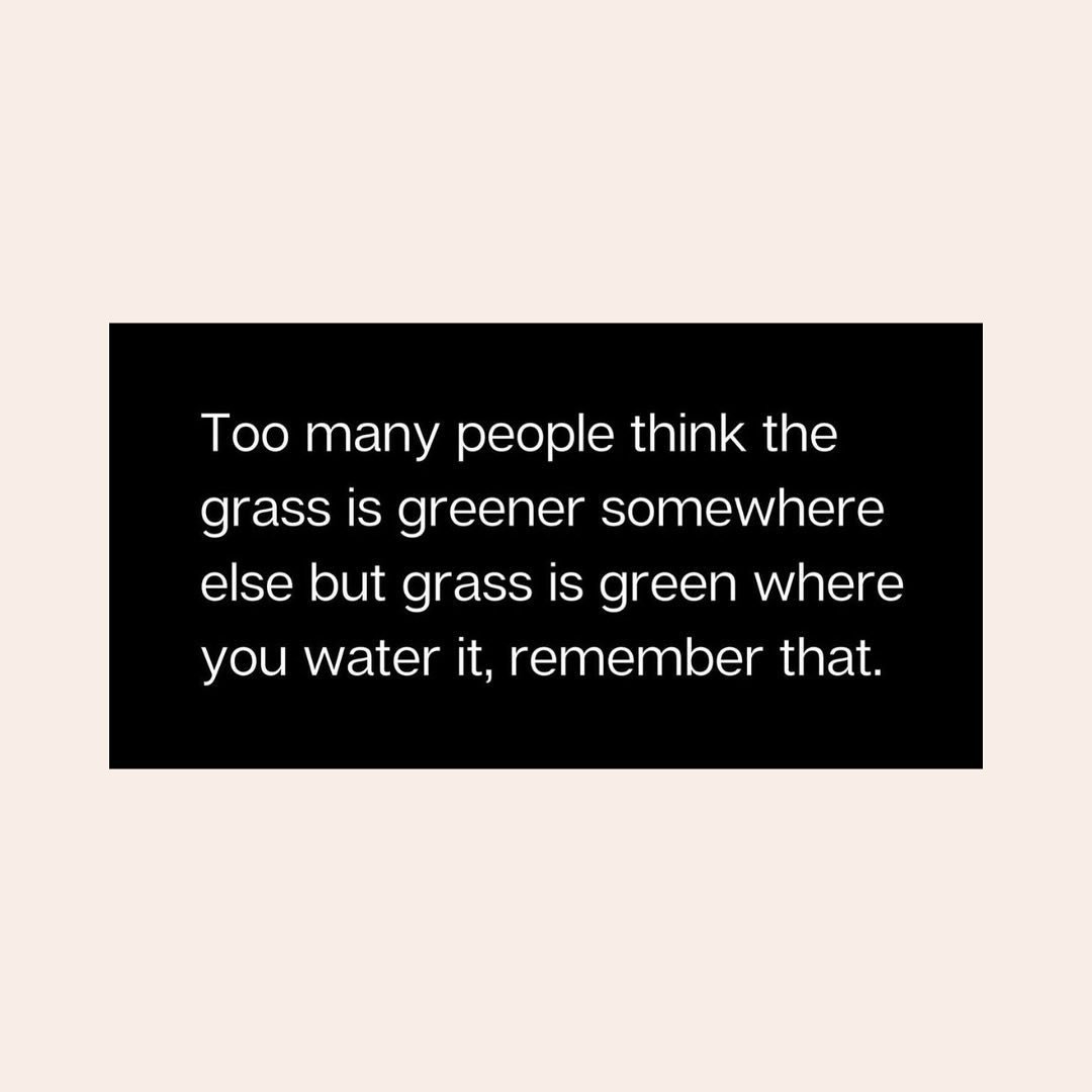 Borrowing this from @yung_pueblo and @thirdeyethoughts to remind us all to water our own grass ❤️