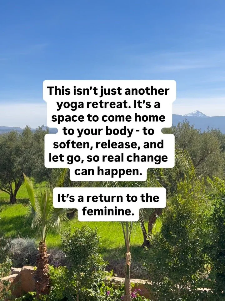 I created this retreat for women. It&rsquo;s not a yoga retreat, as lovely as they are. It&rsquo;s a retreat space to come to to unwind, release, and rest, whilst learning tools and practices to support you in making real change in your life. And hav
