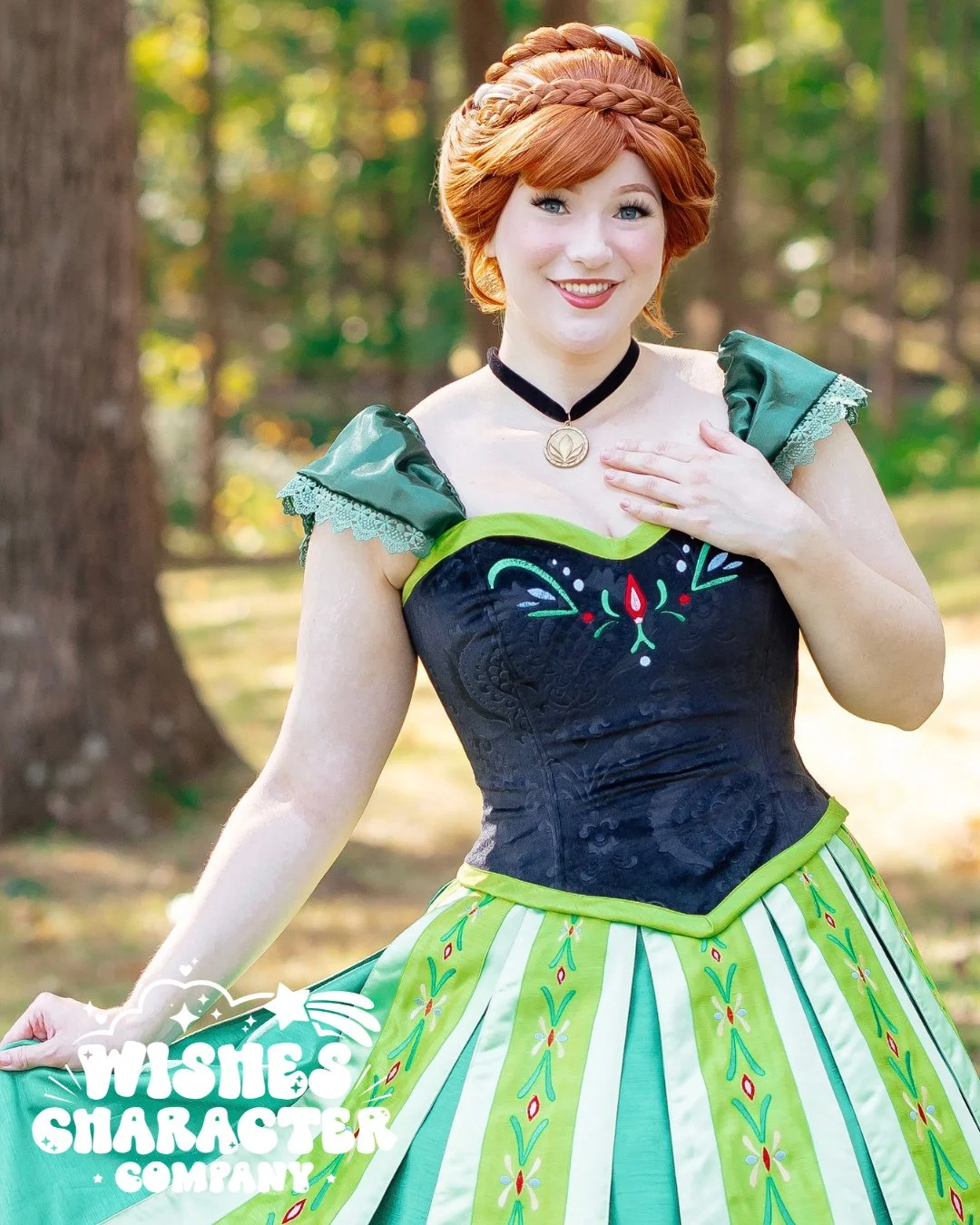 The picture of sophisticated grace. 💚⁠
⁠
www.wishescharactercompany.com⁠
info@wishescharactercompany.com