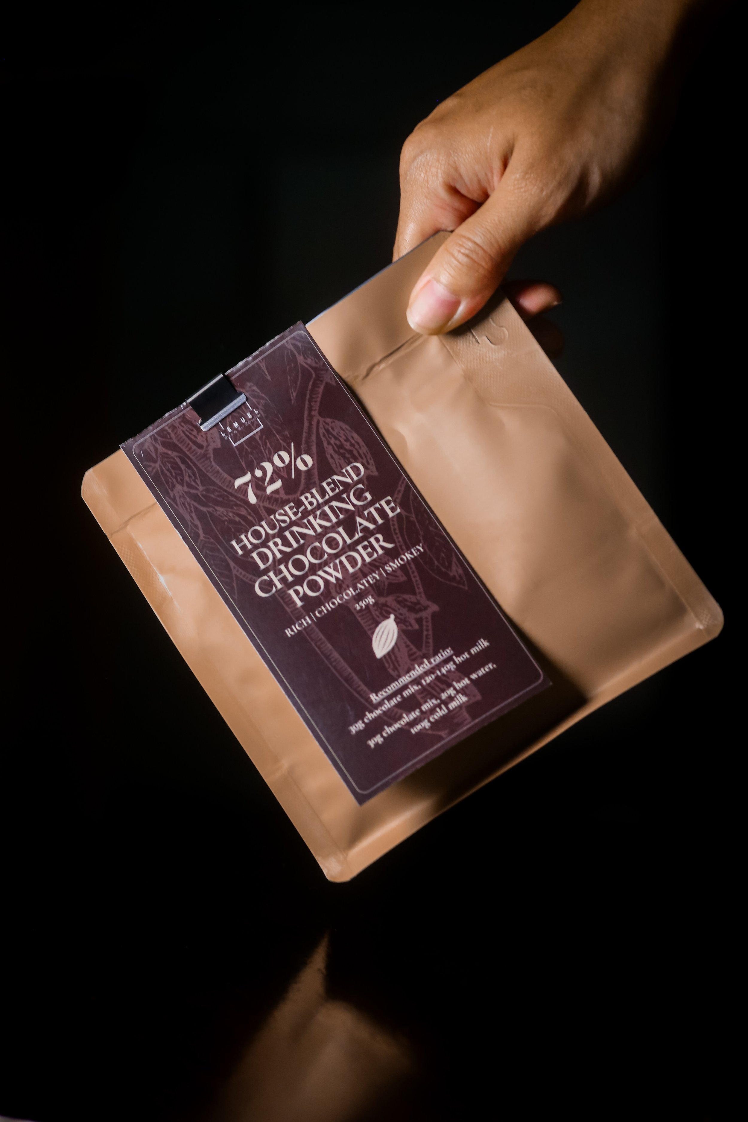 [DRINKING GRANULES] 72% Dark Chocolate - West African Blend