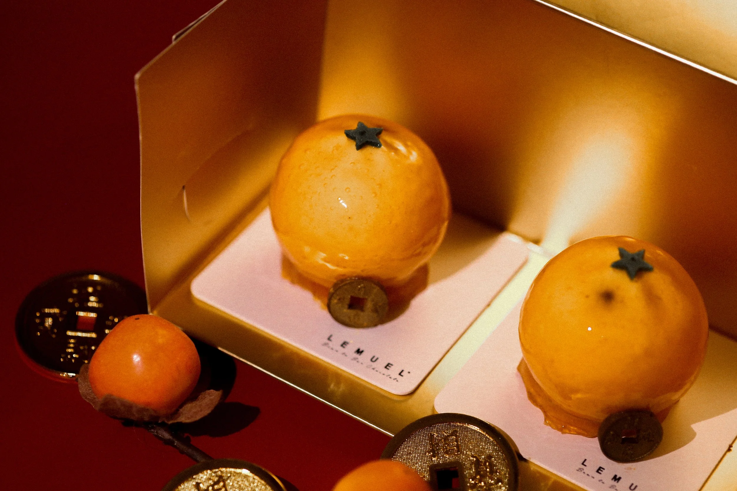 [CNY] Double Fortune - Orange Mousse Cake (2pc)