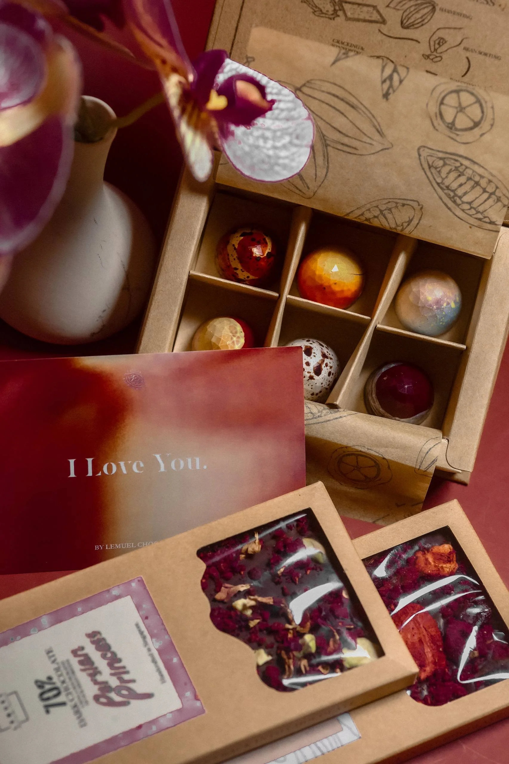 [MOTHERS DAY] Bonbon & Chocolate Bar Gift Set