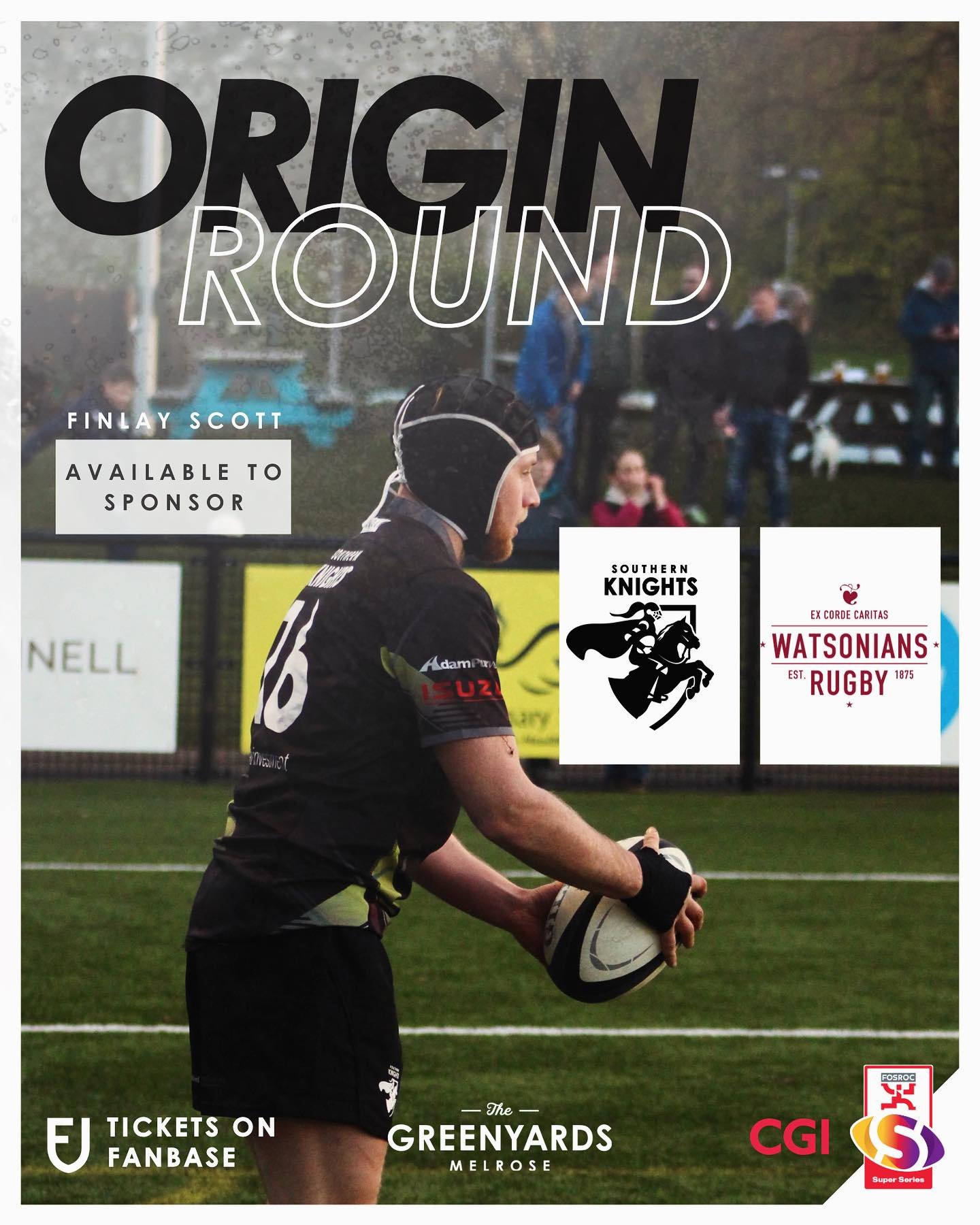 𝙊𝙧𝙞𝙜𝙞𝙣 𝙍𝙤𝙪𝙣𝙙 🔜

Another home game this week, as we welcome Watsonians for our club of origin round! 

🗓️ Saturday 4th May
📍The Greenyards
⏰ 5pm kick-off, following the conclusion of @melroserugby&rsquo;s Crichton Cup

GET YOUR TICKETS T