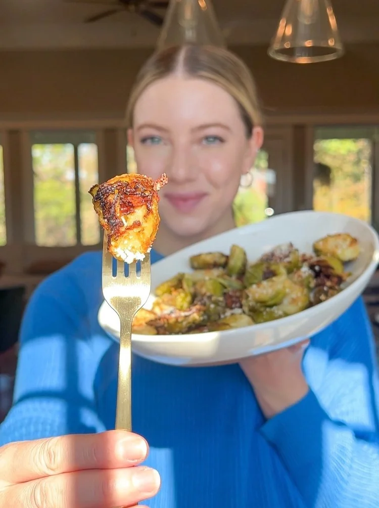 Cotija Roasted Brussels Sprouts