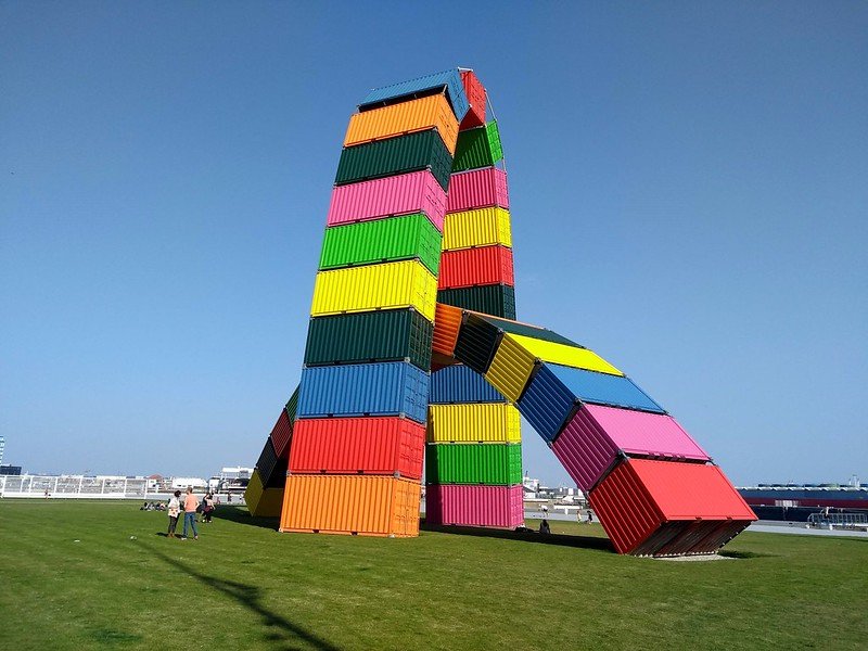 A sculpture in Le Havre