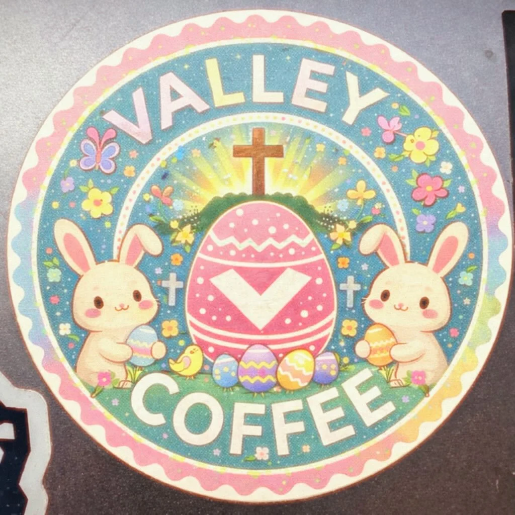 ✝️EASTER OPENING HOURS🐣

Thursday: 8:30-8:00 for Holy Grounds Takeover! 

Good Friday: 9:00-14:00

Saturday: 9:00-14:00

Sunday: CLOSED 

Easter Monday: 9:00-14:00 

Church Services on Friday at 6pm and Sunday at 10:30 am🙏🏻