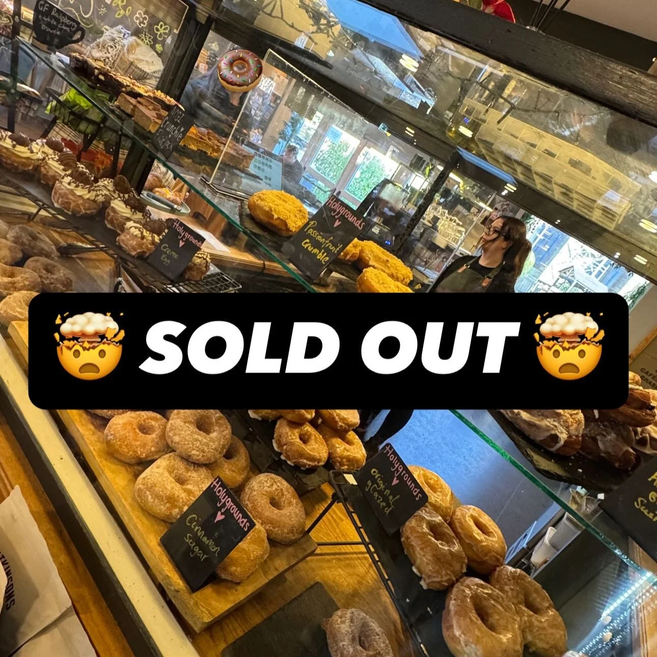 Doughnuts have left the building but stay tuned for updates later today 👀