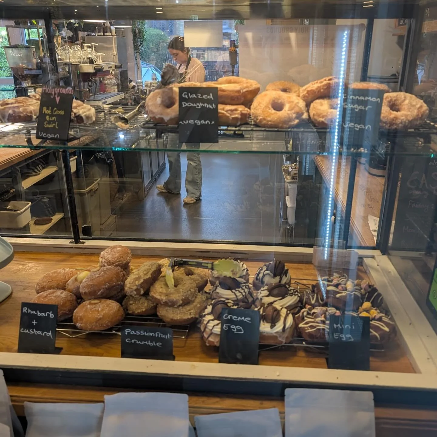 This time last week we were sold almost sold out of our @holygrounds_ stock so we made sure to order more this time! 

Serving delicious doughnuts and coffee until 8pm tonight and our kitchen is open until 3pm also!