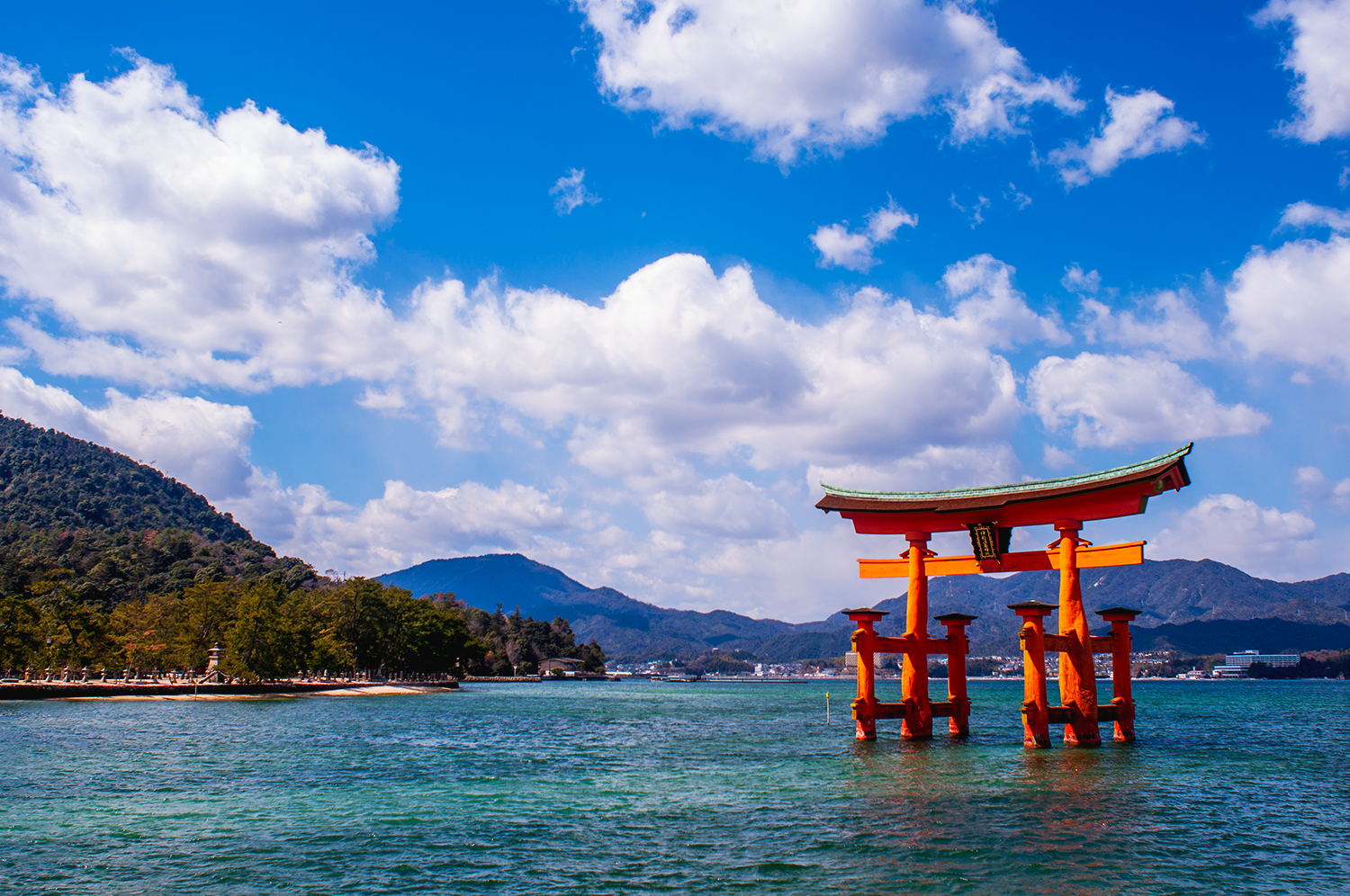 Itsukushima (aka Miyajima) in Hiroshima Bay, Japan