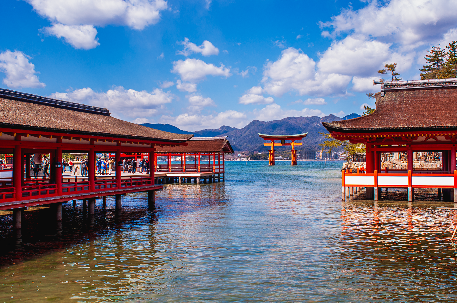 Itsukushima (aka Miyajima) in Hiroshima Bay, Japan