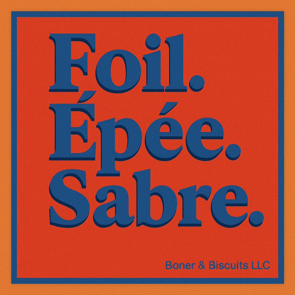 Foil. Épée. Sabre.