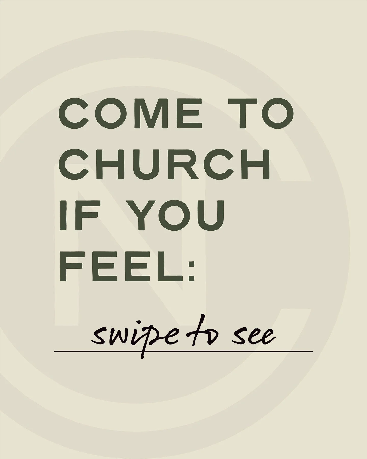 No matter how you're feeling, come to church and experience the transformational power of Jesus. 

#norwoodchurch #cincinnati #norwoodohio #church