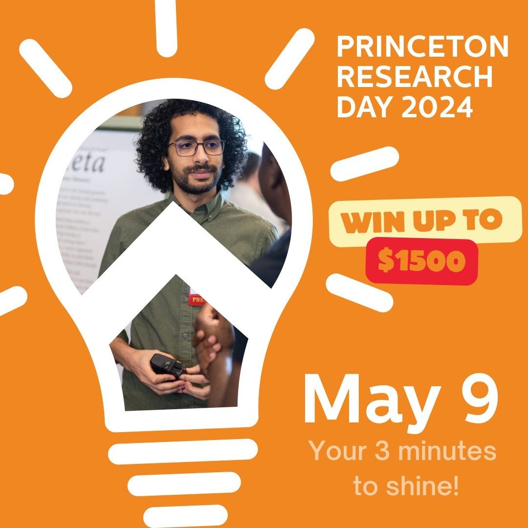 Did you know that there&rsquo;s an additional chance for a cash prize if you attend the Showcase? #PRD24 Presenters are encouraged to share their research, scholarly or creative works. Visit researchday.princeton.edu for more info.