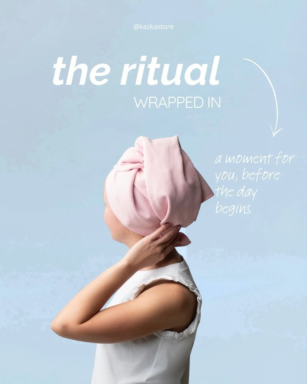 The ritual, wrapped in ✨

Squeeze. Flip. Twist. Tuck. Four steps you already know how to do 🧖&zwj;♀️

Your hair is most delicate when it&rsquo;s wet. No rubbing, no rushing, no reaching for a rough cotton towel that&rsquo;s doing more damage than dr