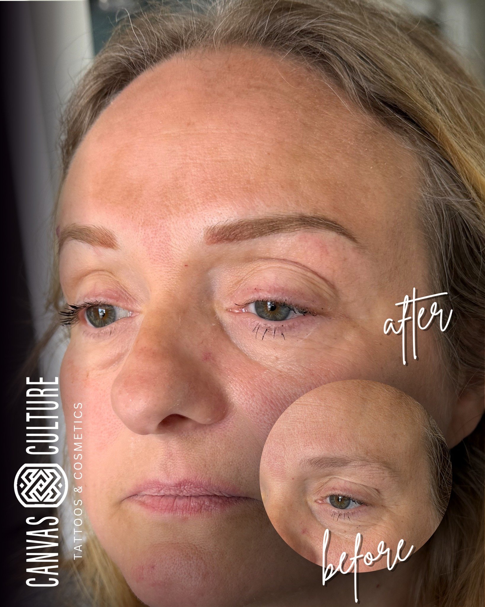 Not everyone with &ldquo;thin brows&rdquo; actually has thin brows&hellip; sometimes they&rsquo;re just blonde and hiding in plain sight 🤭✨

We gave these beauties a little color, a little shape, and suddenly her brows said &ldquo;oh THERE we are.&r