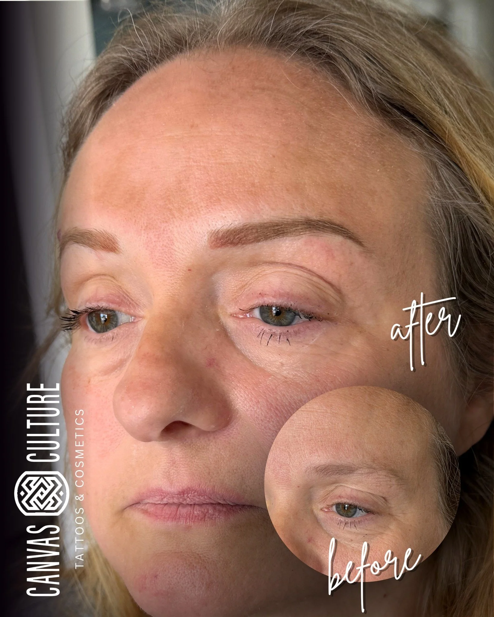Not everyone with &ldquo;thin brows&rdquo; actually has thin brows&hellip; sometimes they&rsquo;re just blonde and hiding in plain sight 🤭✨

We gave these beauties a little color, a little shape, and suddenly her brows said &ldquo;oh THERE we are.&r