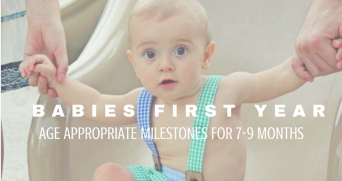 Baby's First Year- Age Appropriate Milestones for Ages 7-9 months