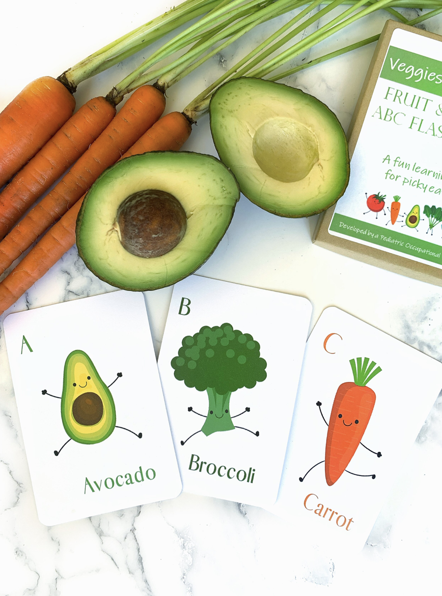 Veggies Are Friends Fruit &amp; Veggie ABC Flashcards