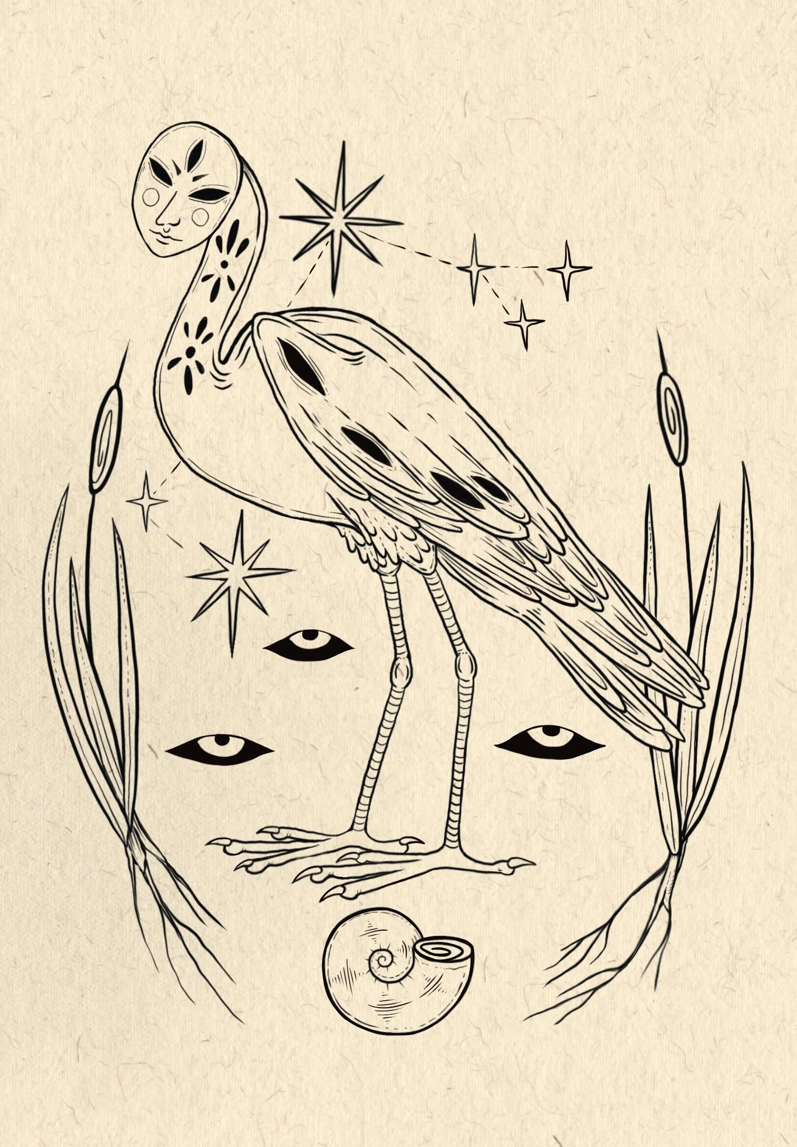 faced crane 
