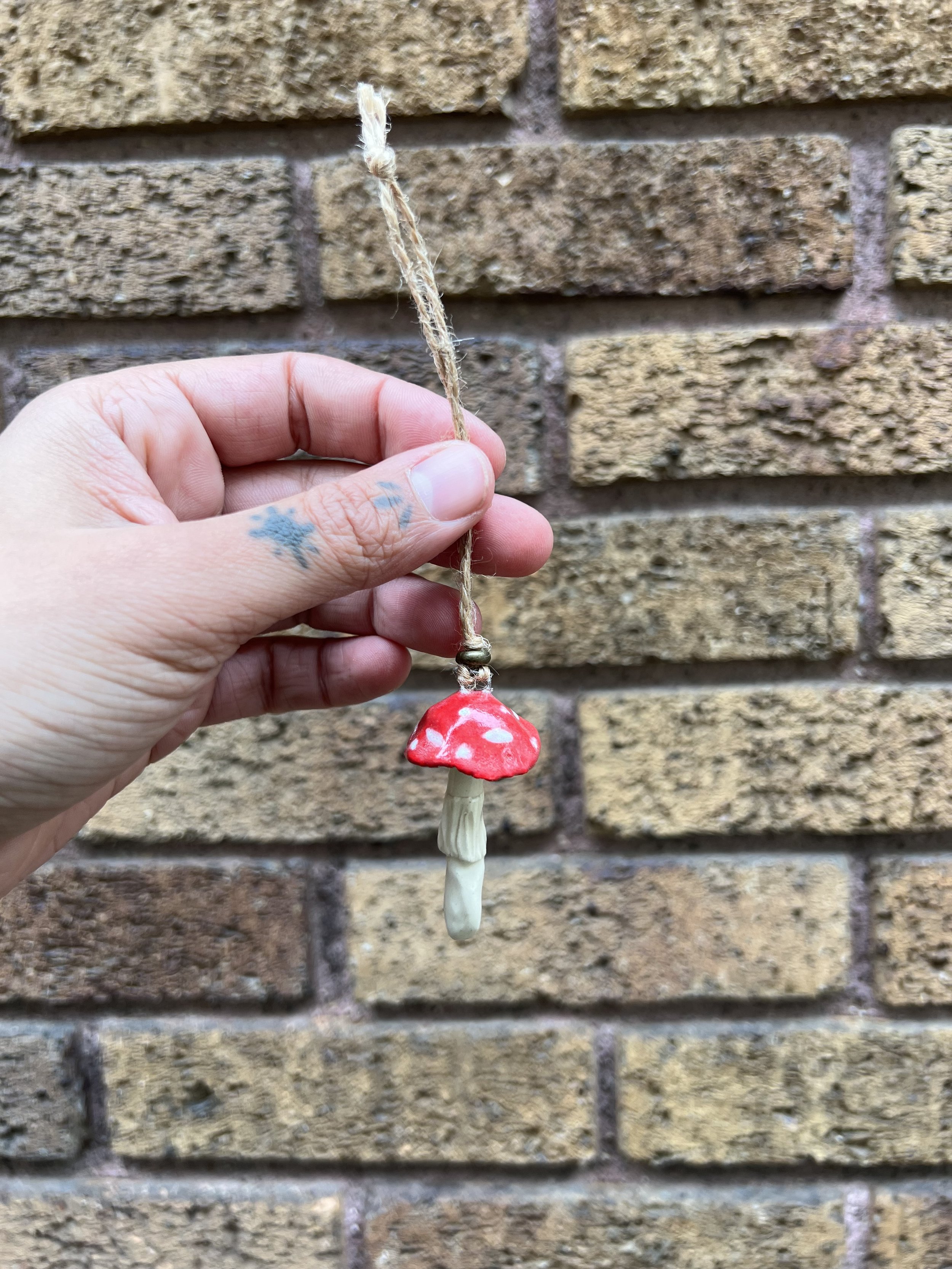 mushroom charm gifts for foragers handmade art mushroom art ceramic mushrooms wall decoration chanterelles chanterelle amanita red amanita