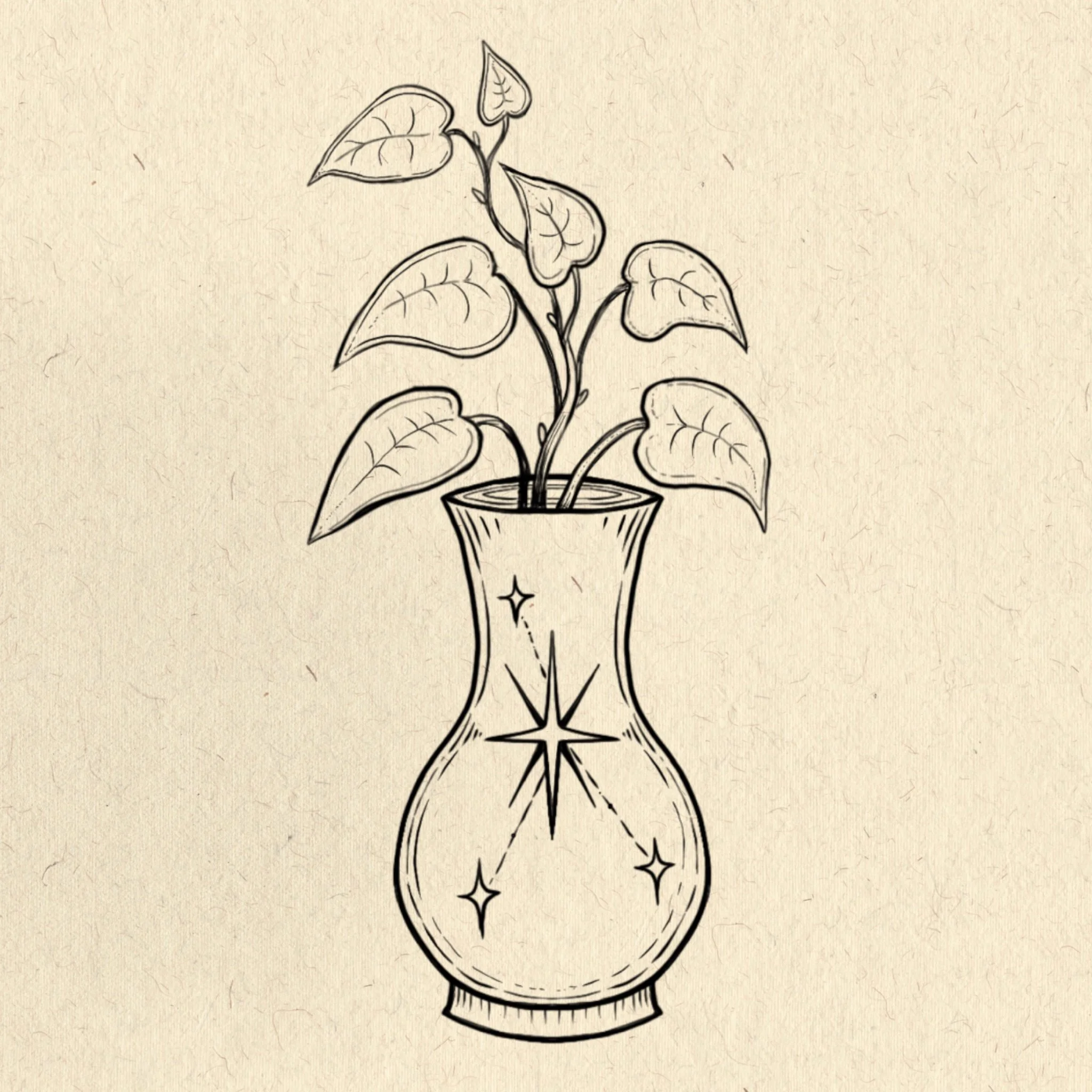 Pothos in Vase